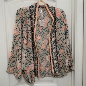 Free People Floral Kimono